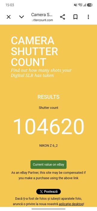 Nikon z6ii body ...