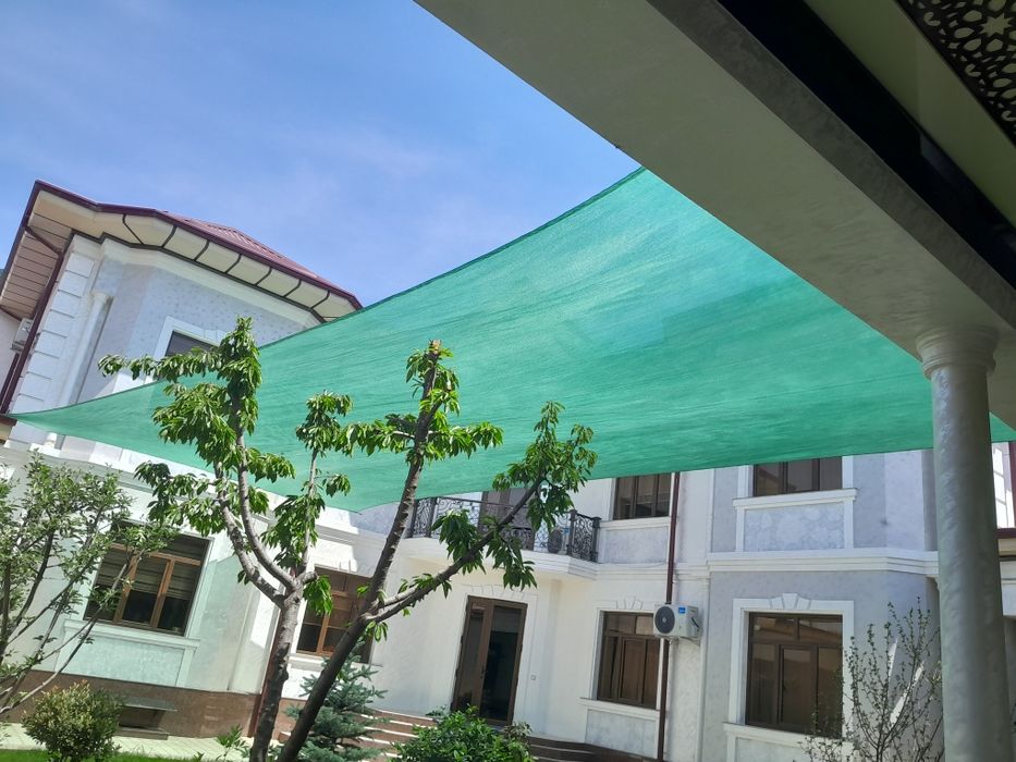 Banir tent ustovka qilamiz soya setka ornatamiz