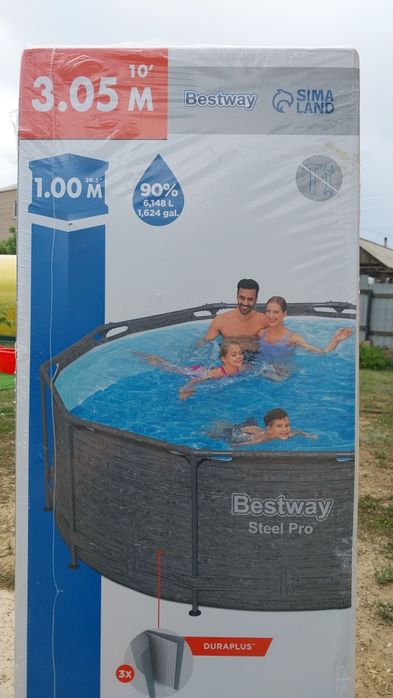 Срочно продам бассейн каркасный 305×100