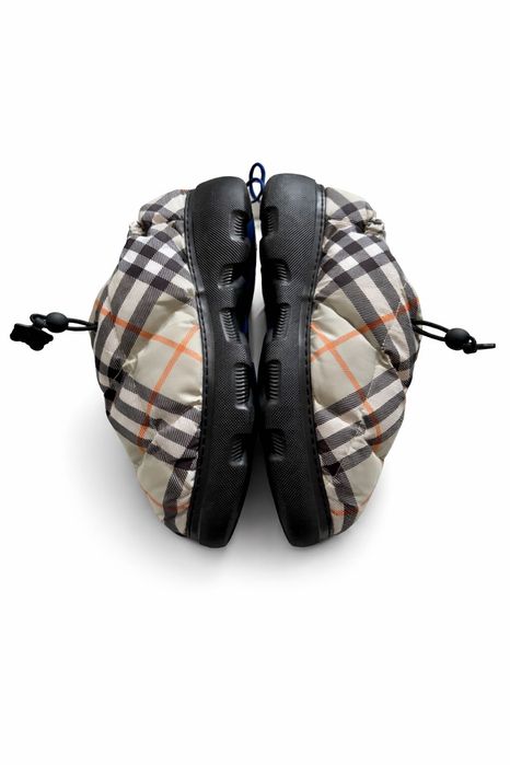 Burberry Check Quilted Mules (multicolour)