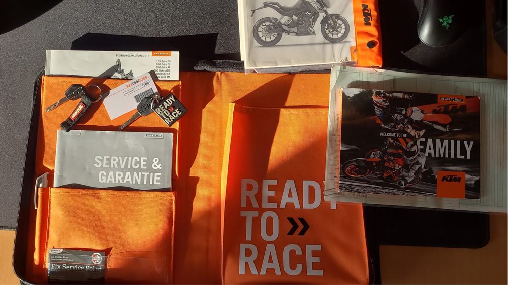 KTM Duke 125 (2014) | Primul Proprietar | Istoric CF Moto Cluj | A