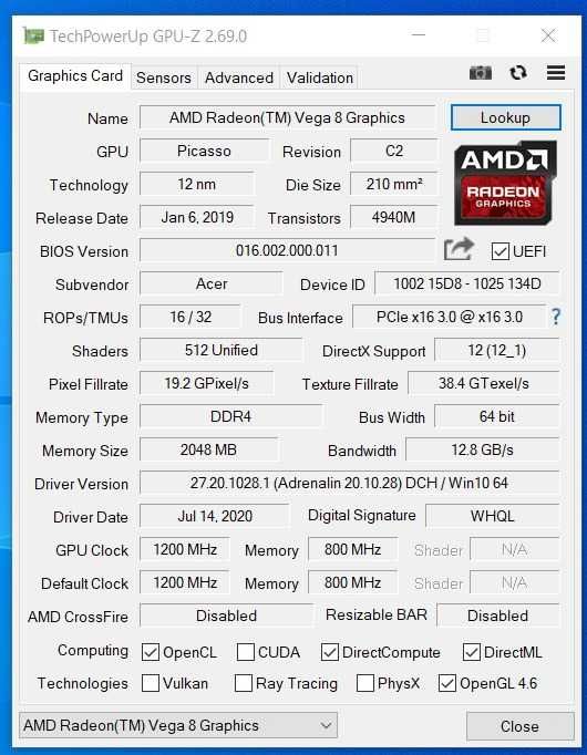 Ноутбук Acer Aspire 3
