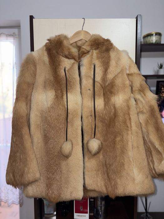 Jachetă din blană naturala vintage (Echt Pelz Germany), anii '70-'80