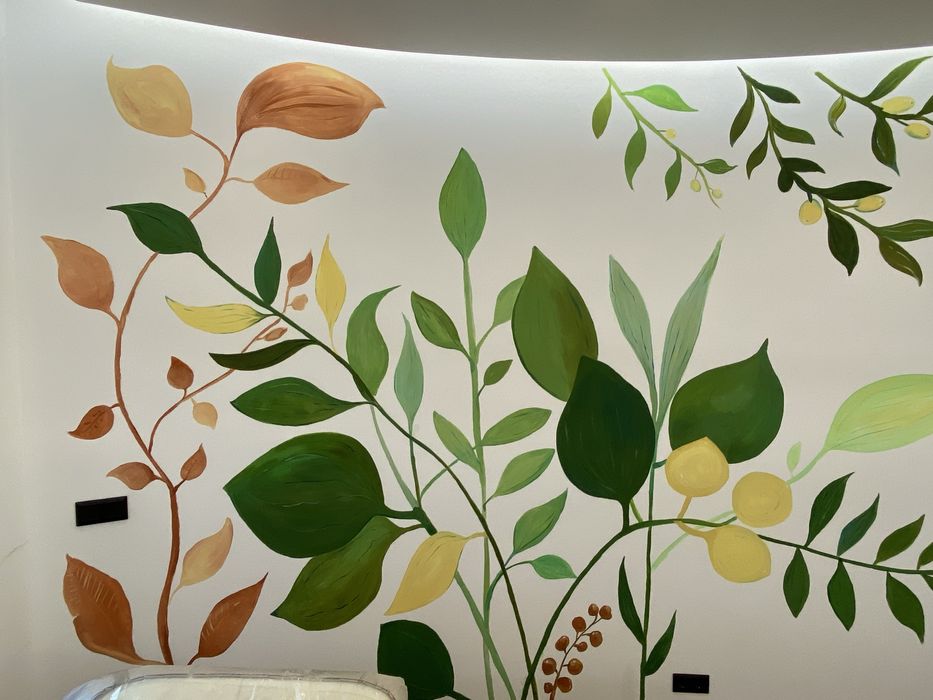 Ремонт на Дома. Рисуване на Стена. Декорация. Боядисване.