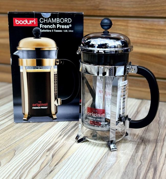 Френч-пресс Bodum Chambord 1.0 л (8 чашек)