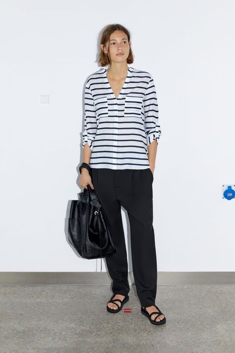 ZARA риза 100% лен