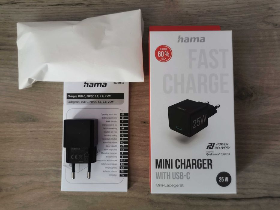 Incarcator Hama 25W USB-C PowerDelivery Qulacomm