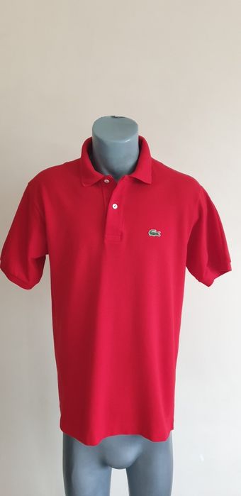Lacoste Pique Cotton Classic Fit  4 - M НОВО! ОРИГИНАЛ! Мъжка Тениска!