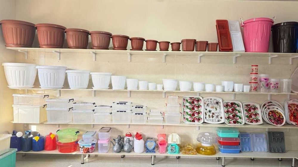 Xo`jalik va oshxona plastmassa mahsulotlari ulgurji va optom narxda