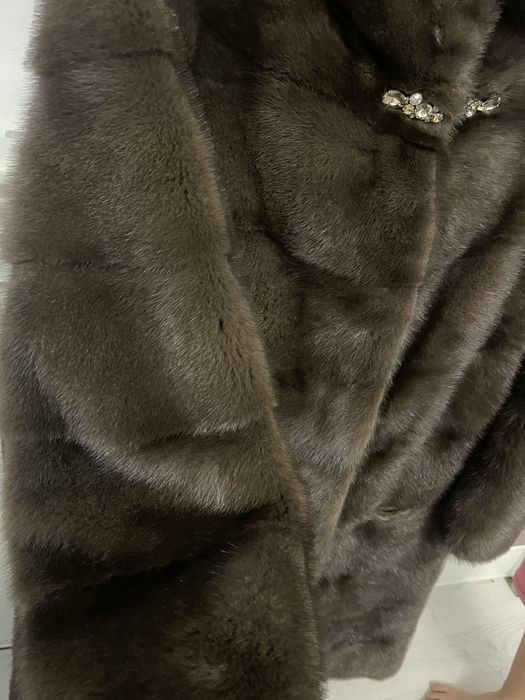 Норка шуба , шапка сыйлыкка, размер 44,46