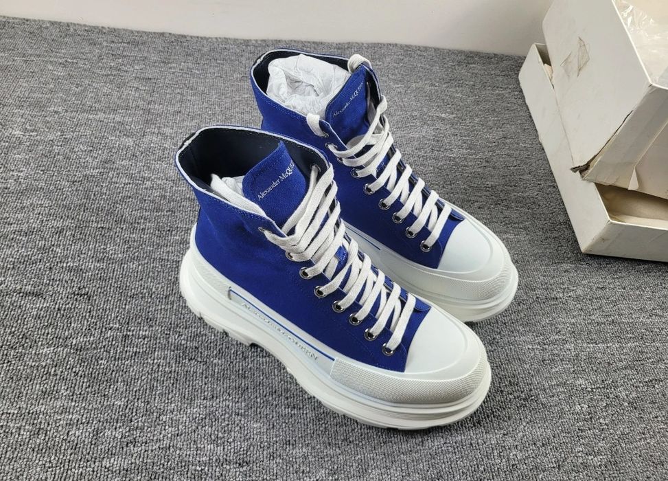 Alexander Mcqueen high albastru
