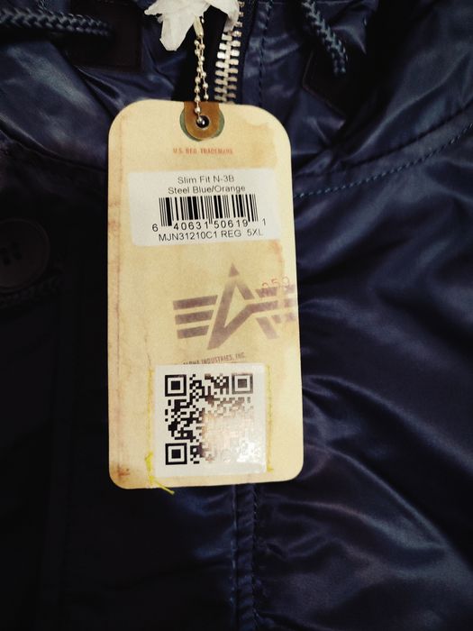 Парка Аляска Alpha Industries