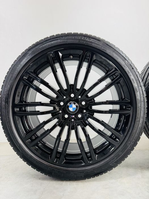 Jante Bmw Seria 5 R19 G30 G31 Originale M664 Negru Lucios Michelin de vara * Runflat 2024 95%