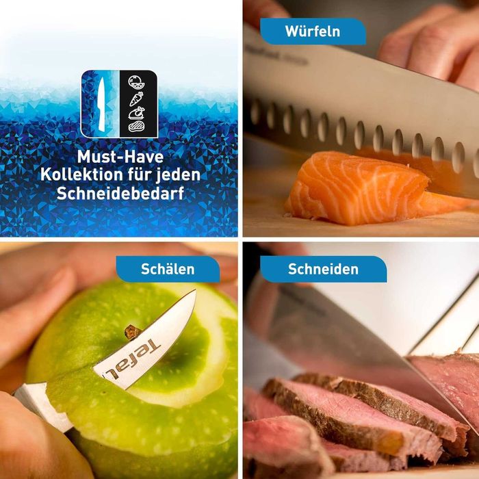 Tefal НОЖ Сантоку ICE FORCE K2320614, 18см.