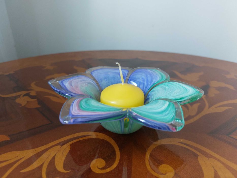 Suport lumanare Murano forma floare