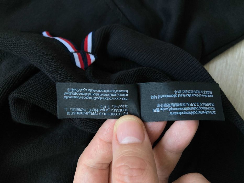 НОВ Tommy Hifiger кроп суитчър суичър органичен памук размер L