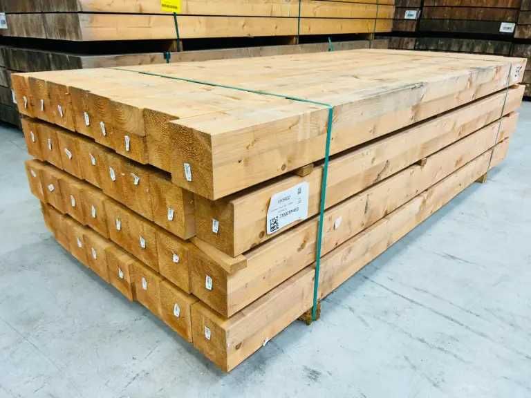 сухи импрегнирани дървени греди