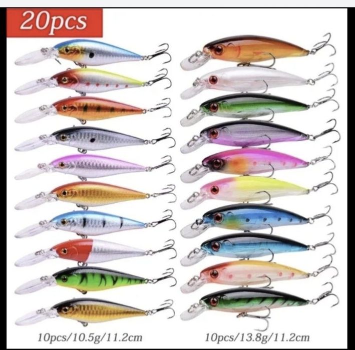 Комплект воблери и блесни