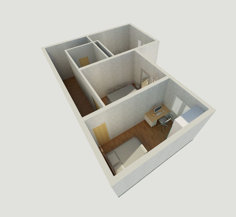 12 qavatli domda 2 honalik kvartira