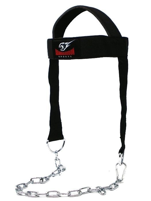 Шлем за трениране на врат с метална верига (оглавник)