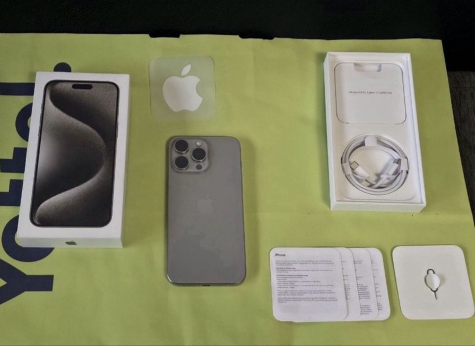 256GB iPhone 15 Pro Max Гаранция Yettel 2026г. NATURAL TITANIUM