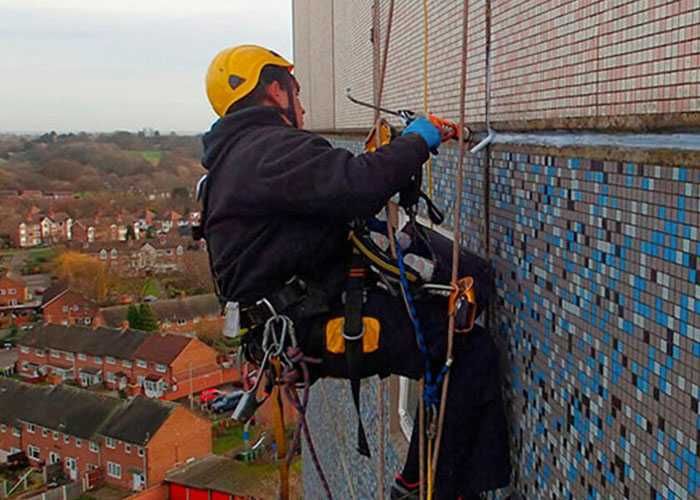 Альпинисты.Высотники.Alpinist xizmati.Утепление фасада.Швы.Козырьки.
