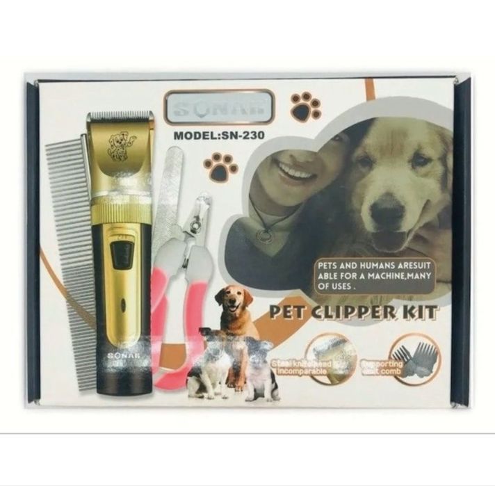 Masina de tuns animale de companie SONAR, fara fir.