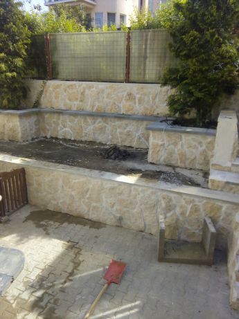 Amenajări grădini , ziduri de sprijin, terasari, crame piatra  boltite