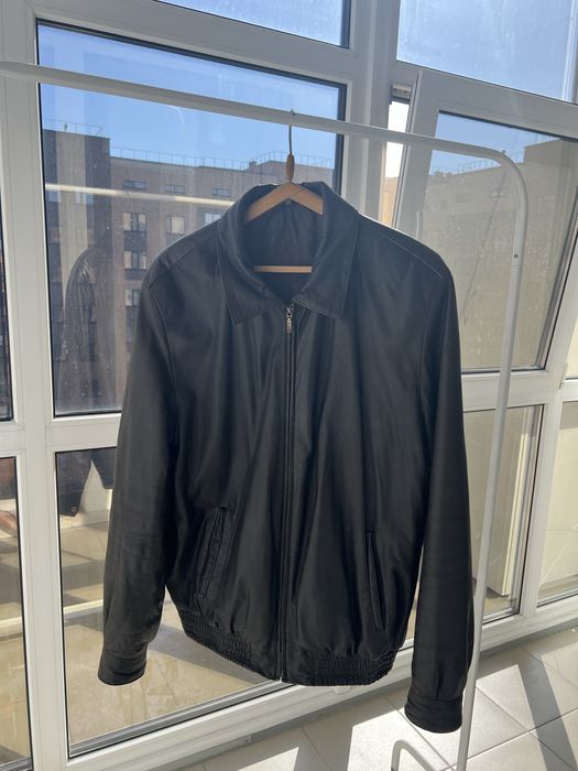 Кожаная куртка мужская