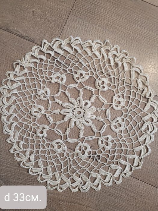 покривки плетени на една кука