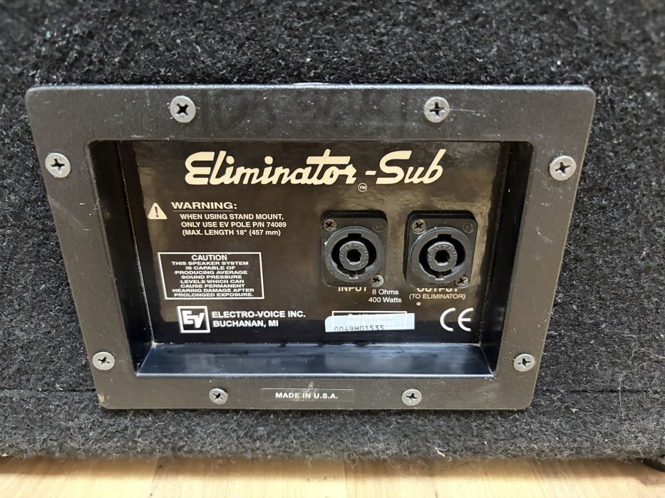 Electro-Voice Eliminator i Sub, динамик 18" дюмовый