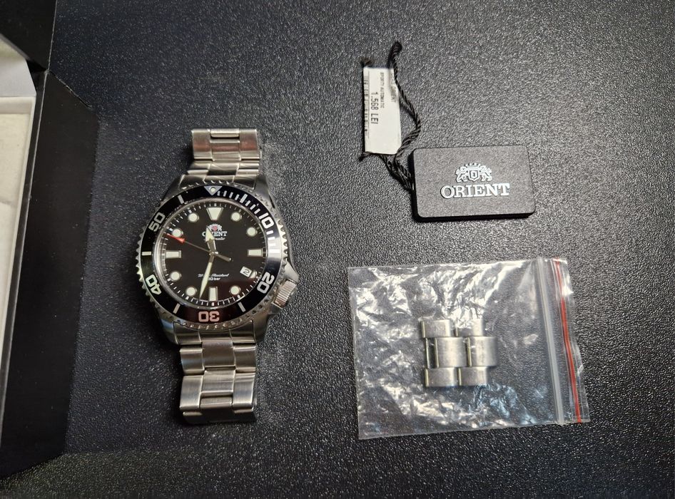 Ceas de mână Orient RA-AC0K01B10B "Mini Triton" Negru