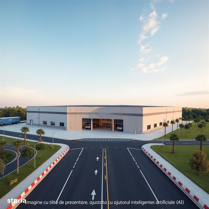 Teren industrial 4800 mp  DN1B – Zona showroom-uri auto  Deschidere 19