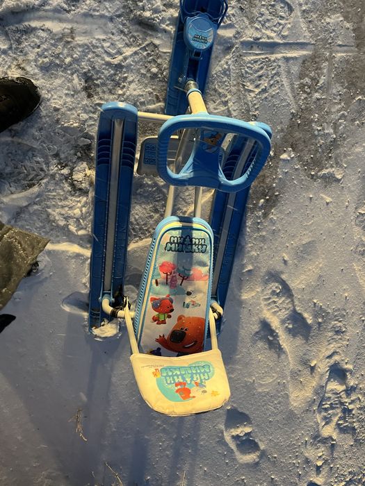 Санки снегоход в отличном состоянии