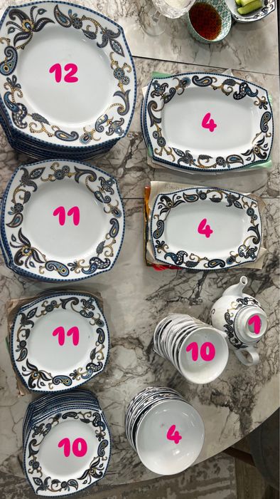 Сервиз посуда 70 предметов