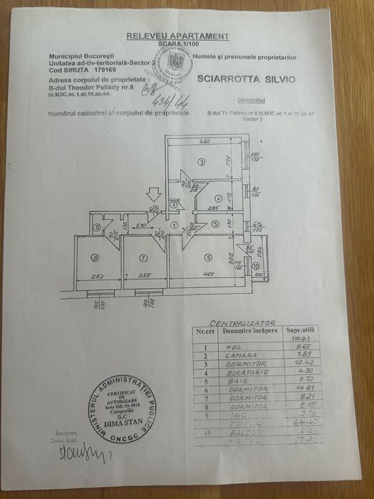 4 camere Theodor Pallady - reconsolidat 2025