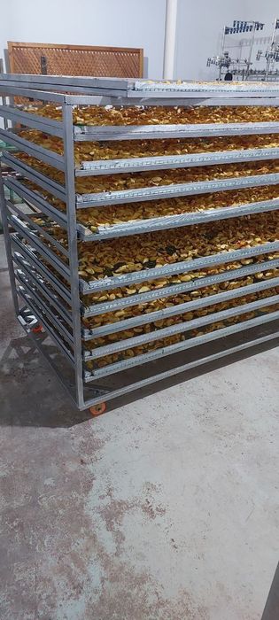 Meva va sabzavotlar uchun sanoat quritgich (sushilka) sotiladi.