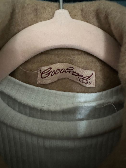 Детско есенно /пролетно палтенце +рокличка 104см