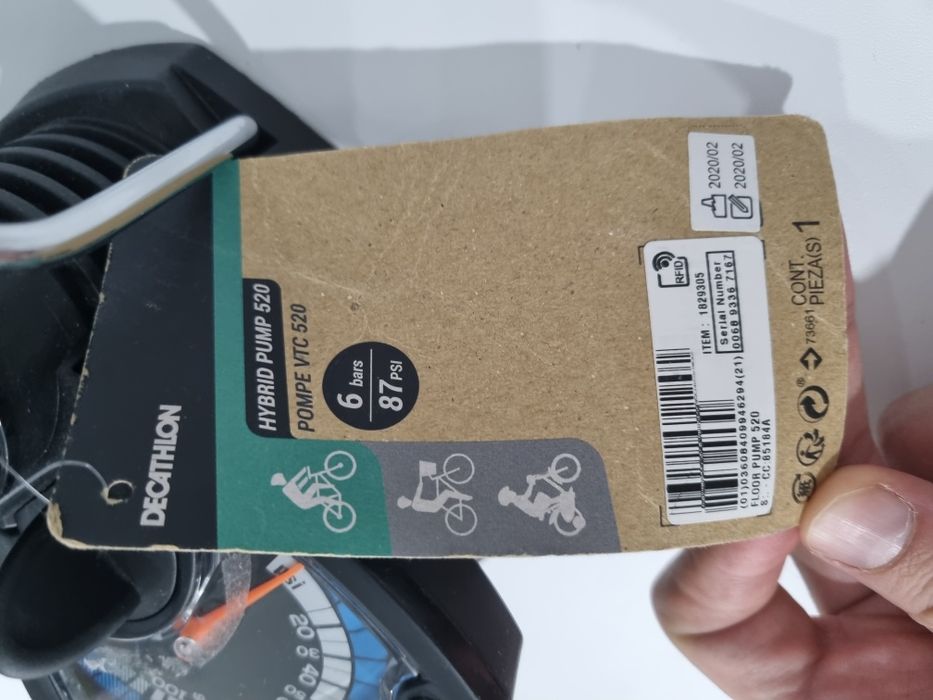 Насос для велосипеда Decathlon hybrid pump 520