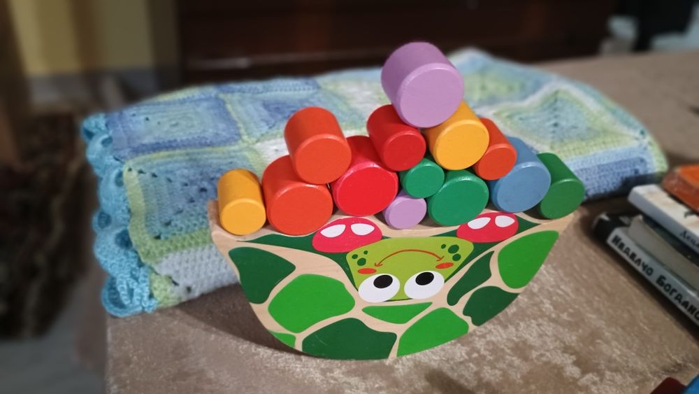 Сет дървени играчки