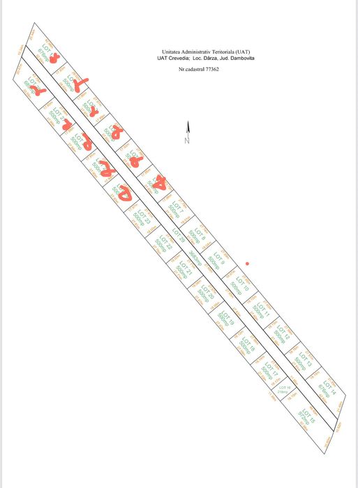 Teren Buftea Darza loturi 400 mp