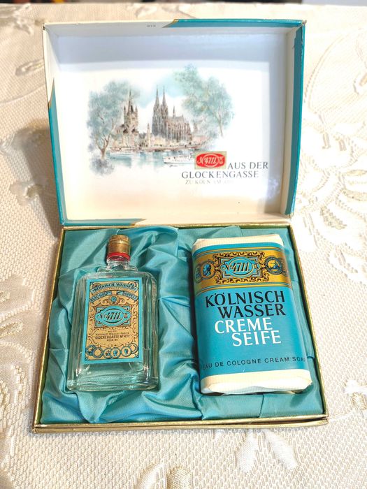 Оригинален Vintage No.4711 Комплект Истински Кьолнски Одеколон и сапун