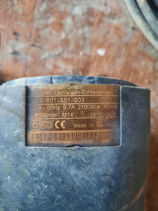Бош болгарка на запчасти