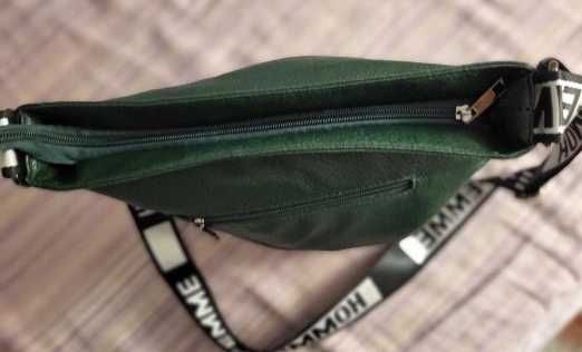 Geanta noua culoare verde inchis