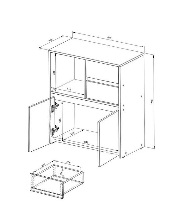 Комод POLO качественный от YANA ECO MEBEL