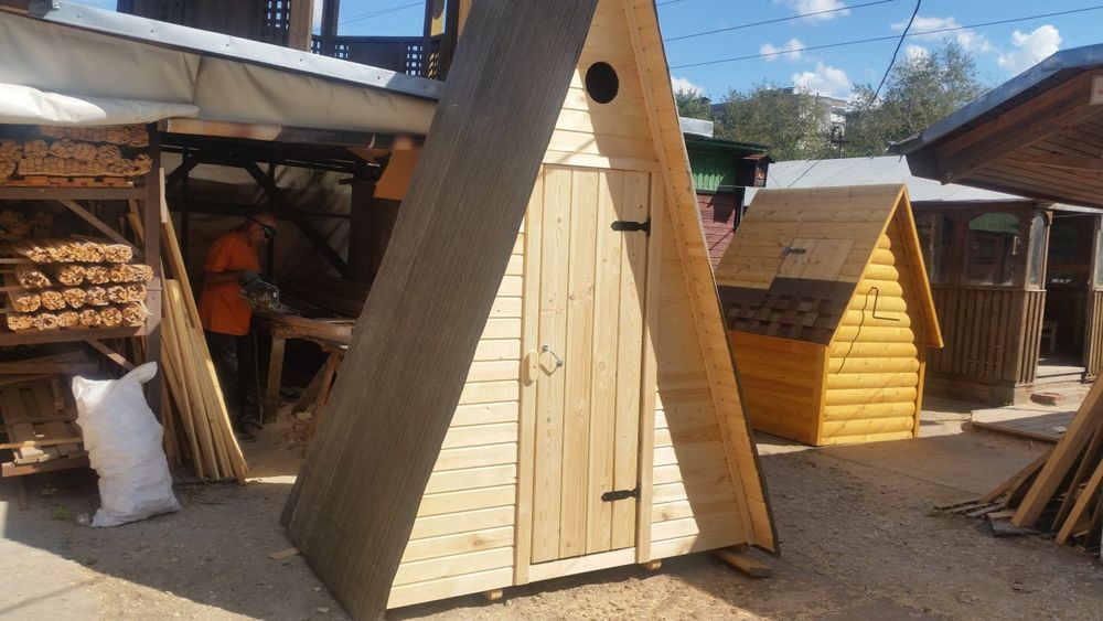Туалет Из Дерево.