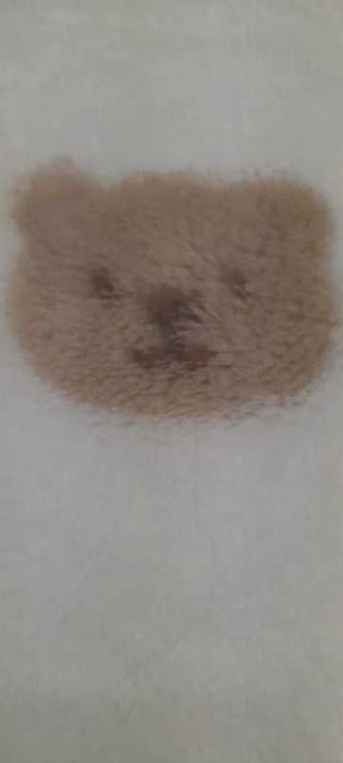 Patura pentru bebelusi wellsoft imprimata cu ursulet Teddy100x85