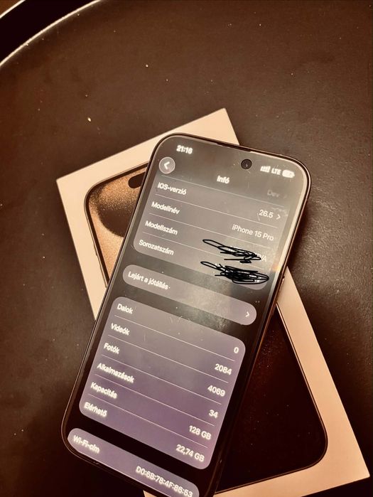 Iphone 15 pro Natural Titanium