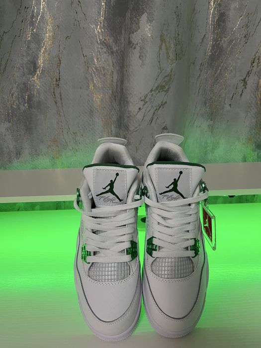 #OFERTA# Nike Air Jordan 4-Metallic Green-VERIFICARE COLET