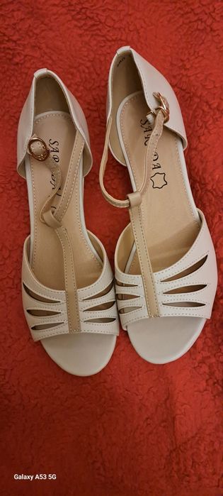 Pantofi dama, sezon cald, noi,eleganți, toc potrivit,numărul 41
